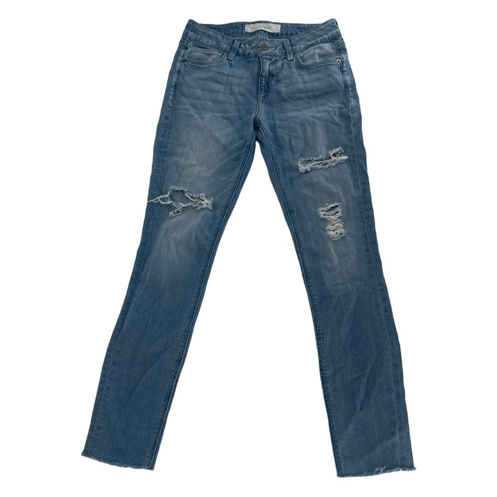 Hidden Straight Leg Distressed Jeans Size 24 Women’s